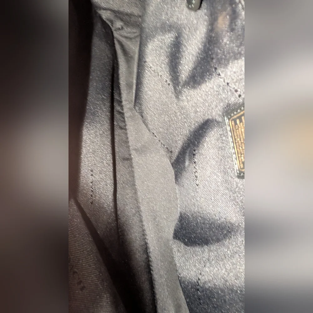 COACH Color Block Exotics Swagger Carryall LI/Black Satchel Black Multi NWT - Picture 5 of 12